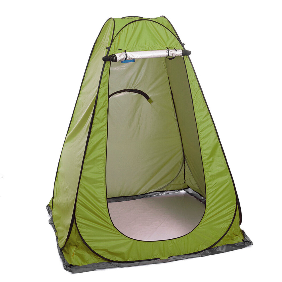 (Green) Portable Folding Shower Tent Shelter Outdoor Camping Tent Emergency Toilet Room