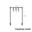 (set4) Outdoor Folding Shelves Camping Desktop Shelves Camping Tableware Storage Rack 10