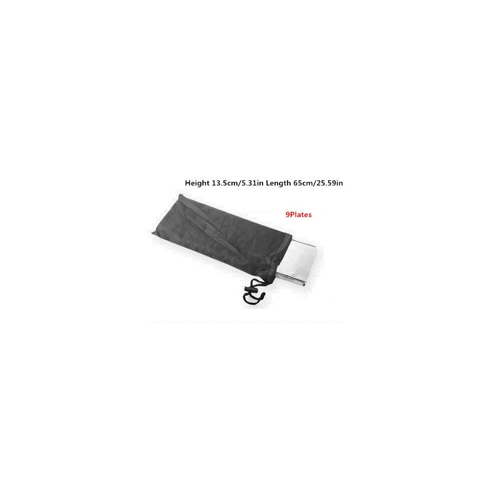 (9Pcs) Gas Stove Wind Shield Outdoor Camping Picnic Cooking Burner Windproof Screen Aluminum Alloy Wind Screen