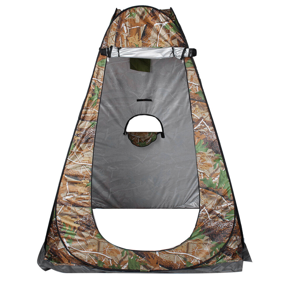 (Camouflages) Privacy Shower Toilet Camping Tent UV Protection Waterproof Bathing Shelters 3 Window Folding Portable Canopy-image-OPC-PFZRB2P-NEW