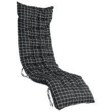(Type D) 155x48x8cm Sun Patio Lounger Cushion Thicker Comfortable Outdoor Garden Replacement Chair Seat Recliner Pad
