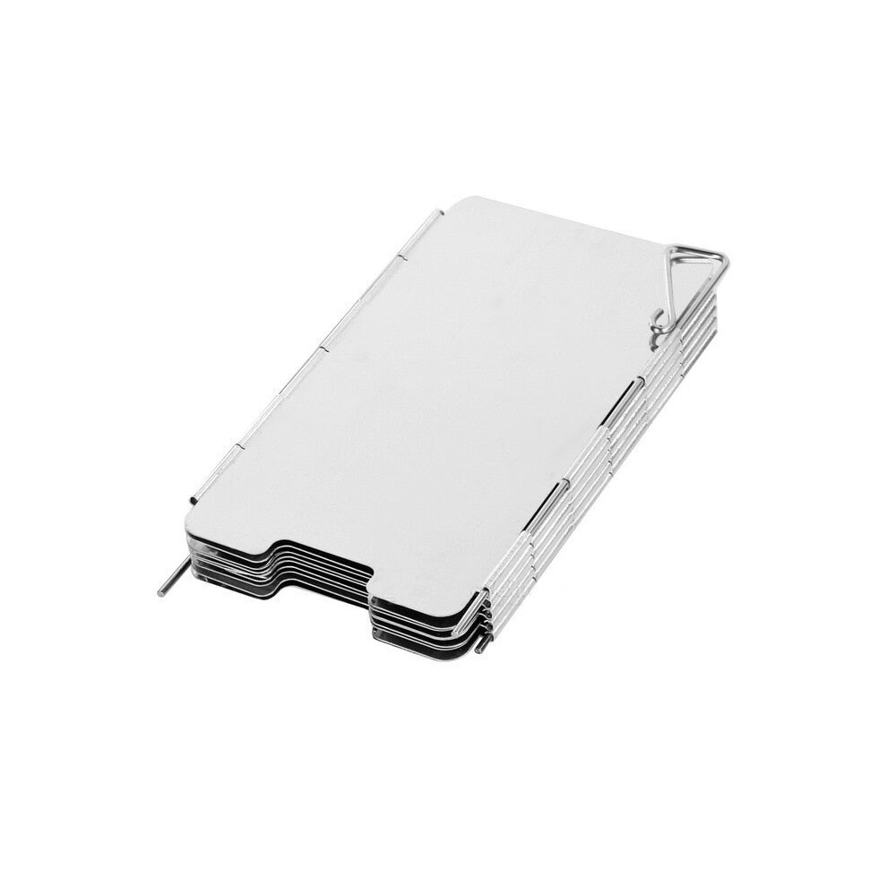 Outdoor Camping Gas Stove 9 Windshield Ultra-light Stainless Steel Plate Hiking Supplies Camping Accessories Outdoor Cooking