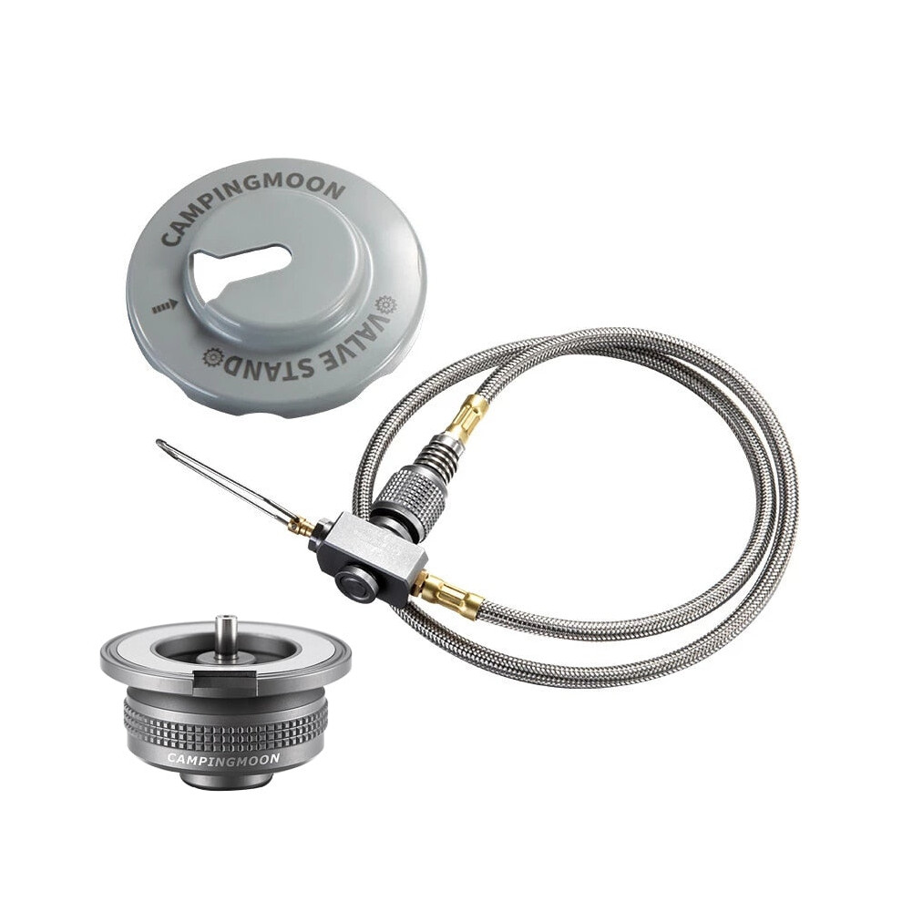 (Z13M Adapter) Camping Gas Canister Extent Hose Connector Outdoor Gas Stove with Valve And Adapter Camping Equipment Tank Adapter