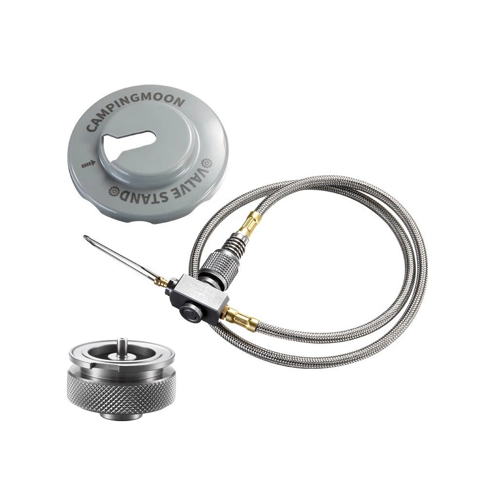 (Z13 Adapter) Camping Gas Canister Extent Hose Connector Outdoor Gas Stove with Valve And Adapter Camping Equipment Tank Adapter