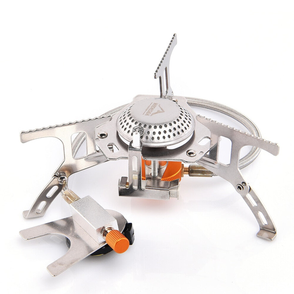 (with stable support) Camping Gas Stove Outdoor Tourist Burner Strong Fire Heater Tourism Cooker Survival Furnace Supplies Equipment Picnic
