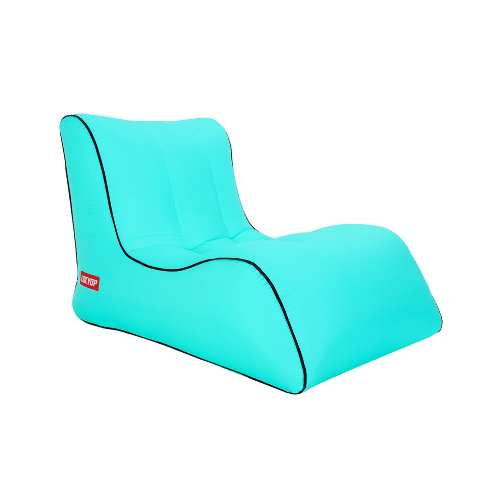 (Green, 100x80x70cm) Camping Inflatable Armchair Air Sofa Chair Beach Inflatable Couch Beach Inflatable Chair Summer Pool Beach Foldable Lounger Sofa