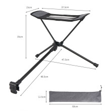 (footrest) Portable Camping Moon Chair Lightweight Aluminum Folding Picnic Beach Chairs Outdoor Travelling Fishing Hiking Garden Seat