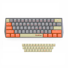 (Grey Two, Brown Switch) Triple Mode Gaming mechanical keyboard Low-Shaft Profile RGB Wireless Bluetooth5.0 For MAC