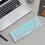 (Black, Red Switch) Mechanical Keyboard Bluetooth Wired Dual Mode 60% Golden / Ice Blue Backlit Gaming Keyboard 6