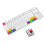 (Red Switch) 87 Keys Mechanical Keyboard RGB Wireless Bluetooth + Type-C Wired Dual Mode Mechanical Switch Gaming Keyboard 12