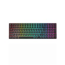 (Black, Blue Switch) Mechanical Keyboard 100 Keys Triple Mode Wireless Bluetooth Wired Hot-swappable RK Switch USB Hub Rechargeable RGB Backlit Gaming Keyboard