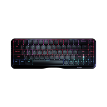(Black, Brown Switch) Mechanical Keyboard Gateron Pro Switch 68 Keys Triple Mode Wireless Bluetooth5.0 + 2.4Ghz + Type-C Wired Hot-swappable Low-Ball Cap for Win