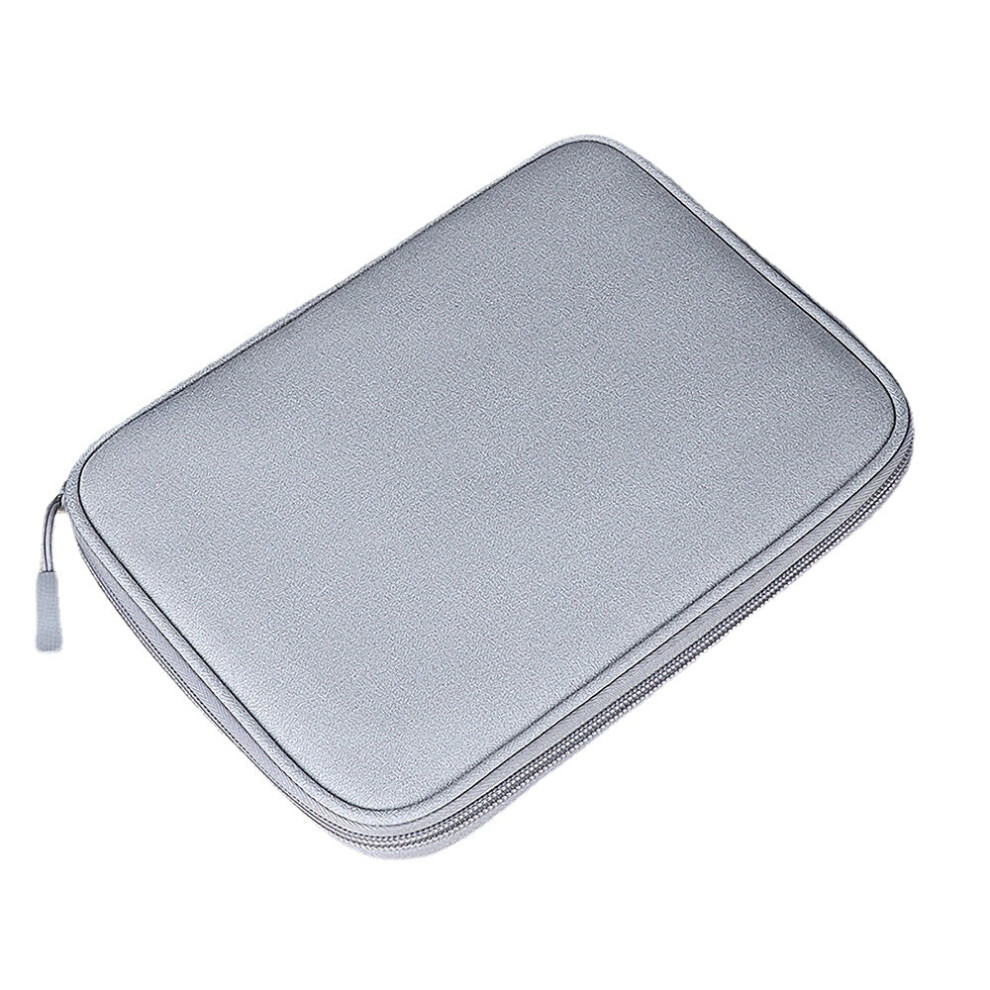 (Grey) Digital Storage Bag Electronics Accessory Bag Case Waterproof Cable Organizer Bag for Tablet Hard Drive Power Bank-image-OPC-PFZRCGH-NEW