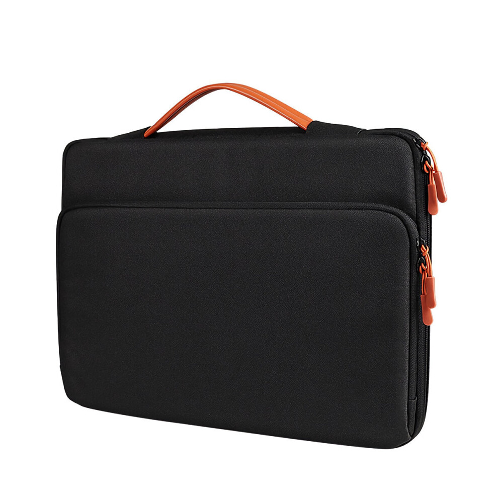 (Black) Notebook Laptop Bag Sleeve Bag Waterproof Polyester for 14.1-15.4'' MacBook Case Pro Notebook Case Briefcase Handbag