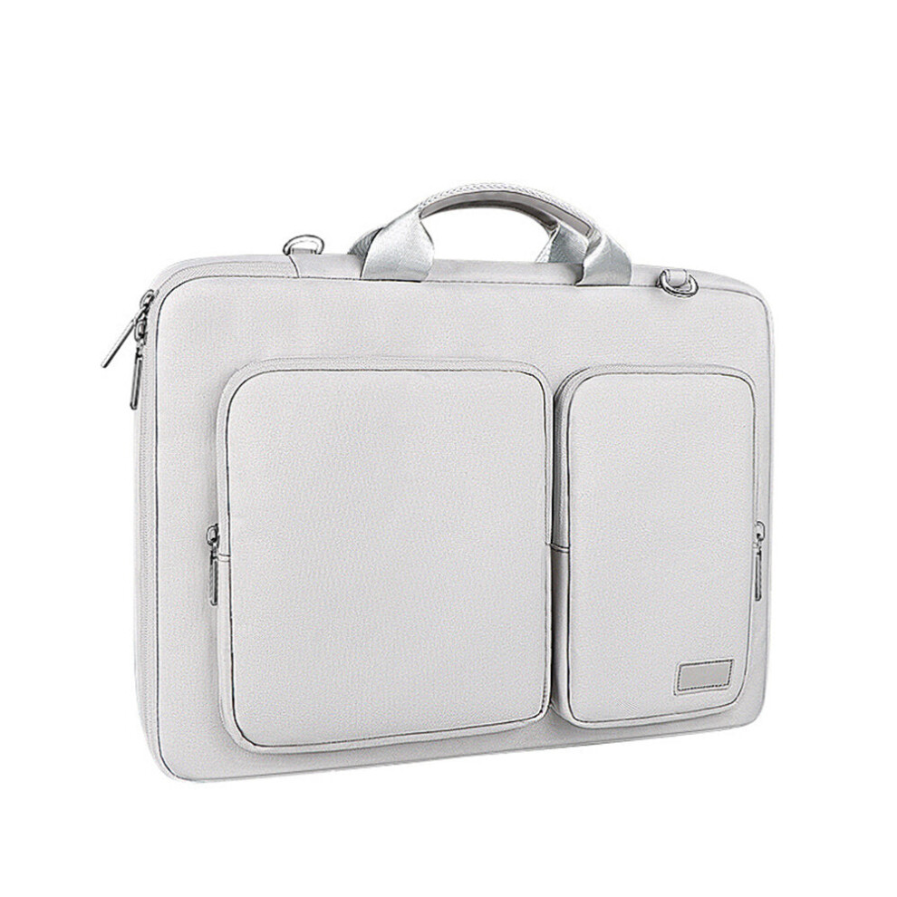 (, 14 Inch) Protective Laptop Sleeve Bag Laptop Shoulder Bag Waterproof Case For 13-15.6 Inch Laptops Notebook Grey 6112212984567