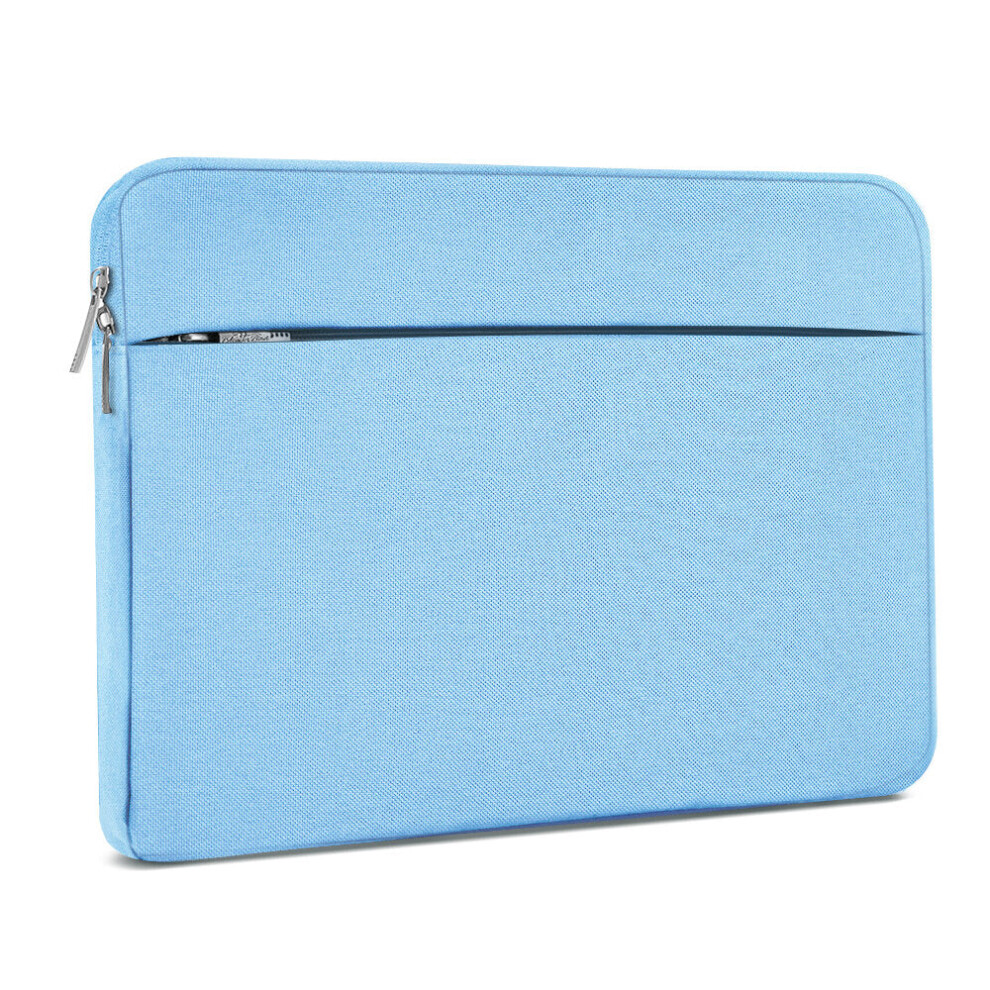 (Light Blue, 14 inch) Business 13.3/14/15.6 Inch Laptop Sleeve Bag Tablet Bag Anti-Scratch Macbook Bag Protective Carrying Handbag