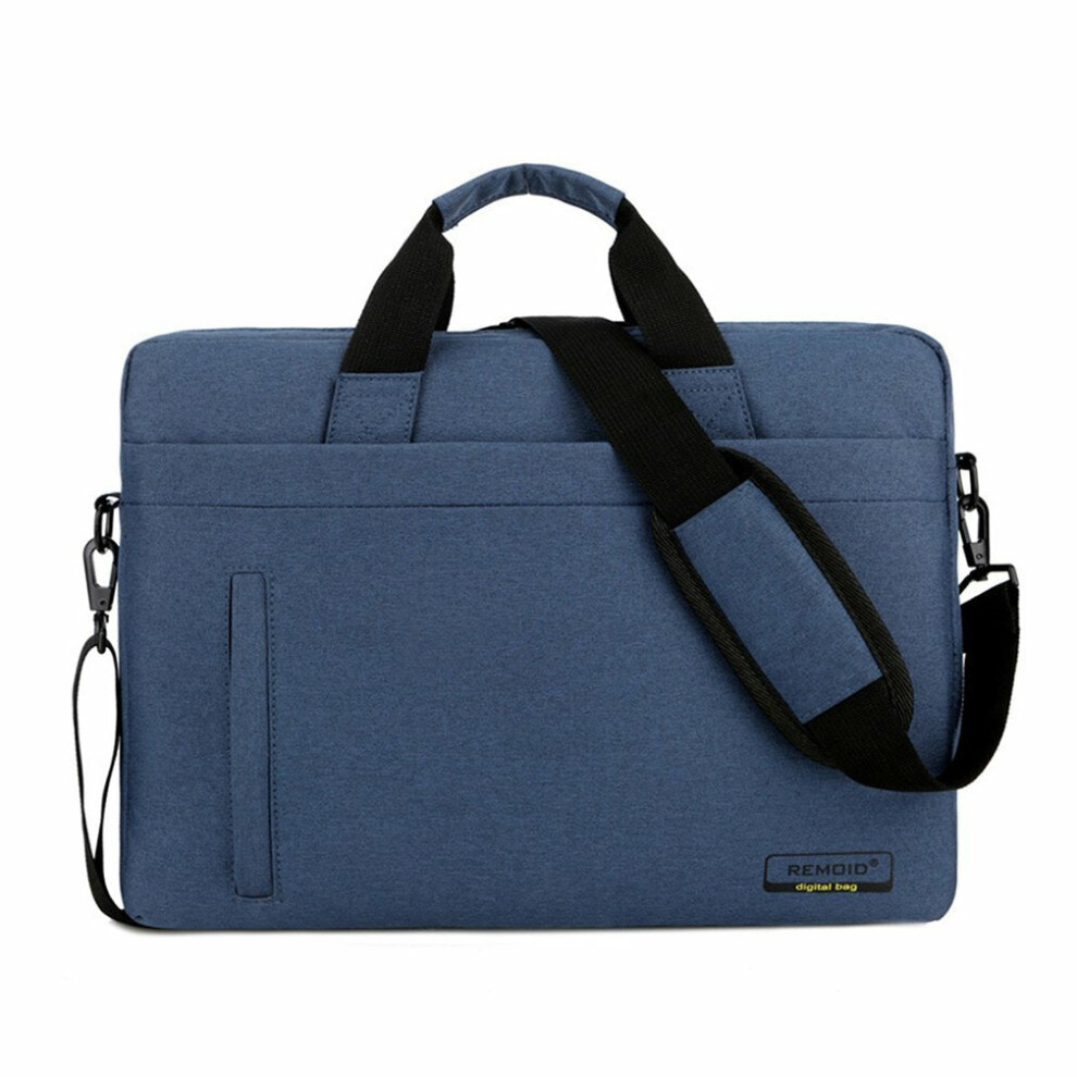 (Blue) Unisex Laptop Bag Sleeve Messenger Shoulder Bag for 14 Inch Notebook / MacBook