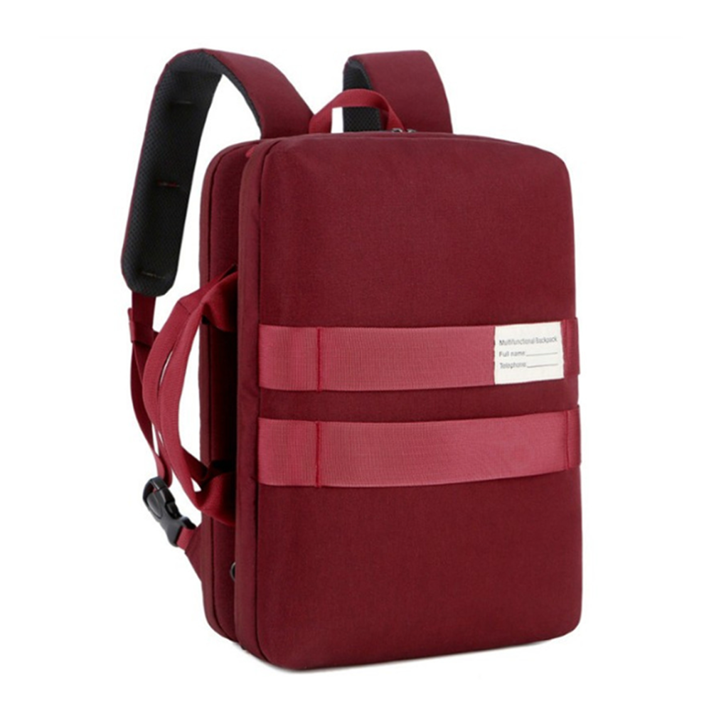 (Red) Backpack Laptop Bag Classic Business Backpacks Mens Shoulder Bag Handbag Casual Travel Backpack College Style