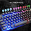 Keyboard & Mouse Combo 104 Keys Russian Version Wired Colorful Backlit Gaming Keyboard 2000DPI Optical Mouse Set with Mouse Pad 3
