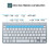 (Gold) Wireless Keyboard and 1200DPI Wireless Ultra Thin Mouse Combo Set with USB Receiver For PC Computer 6