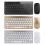 (Gold) Wireless Keyboard and 1200DPI Wireless Ultra Thin Mouse Combo Set with USB Receiver For PC Computer 2