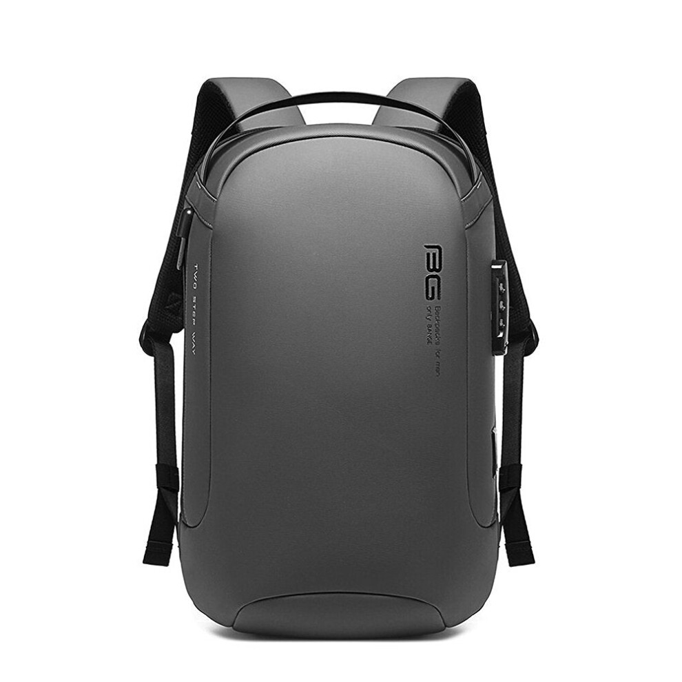 (Grey) Anti-theft Backpack Laptop Bag Shoulder Bag USB Charging Men Business Travel Storage Bag for 15.6 inch Laptop