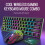 (Black) Keyboard & Mouse Set Wireless 61 Keys RGB Keyboard for Desktop Computer Laptop PC 6