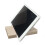 (white) Small Size Foldable Bluetooth Aluminum Alloy Bottom Shell Keyboard 9