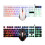 (Black) Rainbow Backlit USB Wired 104Key Mechanical Keyboard and 1600 DPI LED Mouse Combo 2