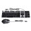 (Black) Rainbow Backlit USB Wired 104Key Mechanical Keyboard and 1600 DPI LED Mouse Combo 13
