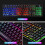 Gaming Keyboard and Mouse and Mouse pad and Gaming Headset Wired LED RGB Backlight Bundle 7