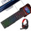 Gaming Keyboard and Mouse and Mouse pad and Gaming Headset Wired LED RGB Backlight Bundle 3