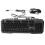 (White) Colorful Backlight Alloy Panel USB Wired Gaming Keyboard 2400DPI LED Gaming Mouse Combo 12