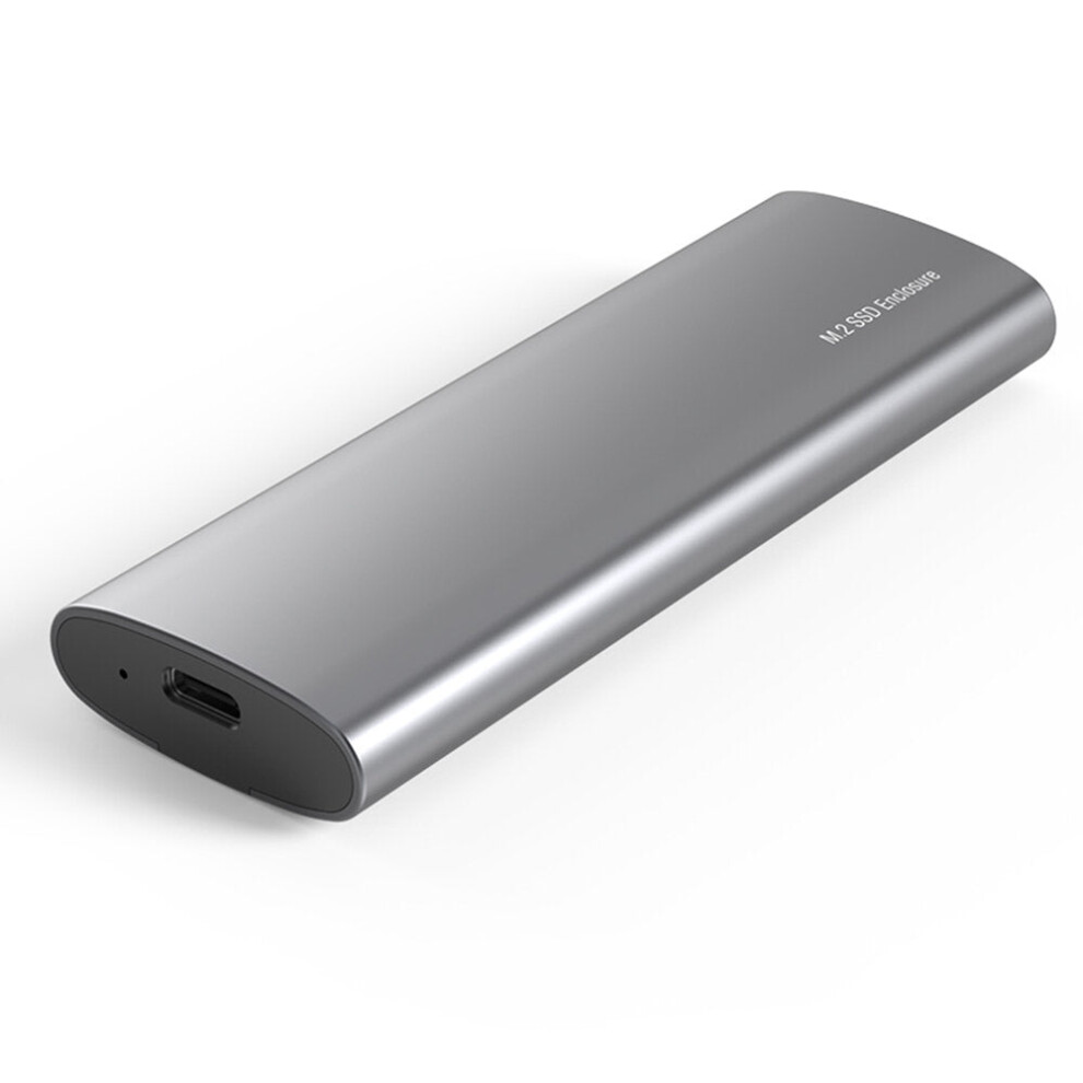 (smooth) Aluminum Alloy External Hard Disk Box Type-C 3.1 Enclosure Gen2 to M.2 NVME/SATA SSD