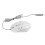 (White) Waterproof 104key LED USB Wired Gaming Keyboard & 1000DPI Mouse Combo Set Multi-Colored Changing Backlight Mouse for Computer Desktop Notebook 10