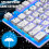 (White) Waterproof 104key LED USB Wired Gaming Keyboard & 1000DPI Mouse Combo Set Multi-Colored Changing Backlight Mouse for Computer Desktop Notebook 4