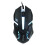 (Black) Waterproof 104key LED USB Wired Gaming Keyboard & 1000DPI Mouse Combo Set Multi-Colored Changing Backlight Mouse for Computer Desktop Notebook 12