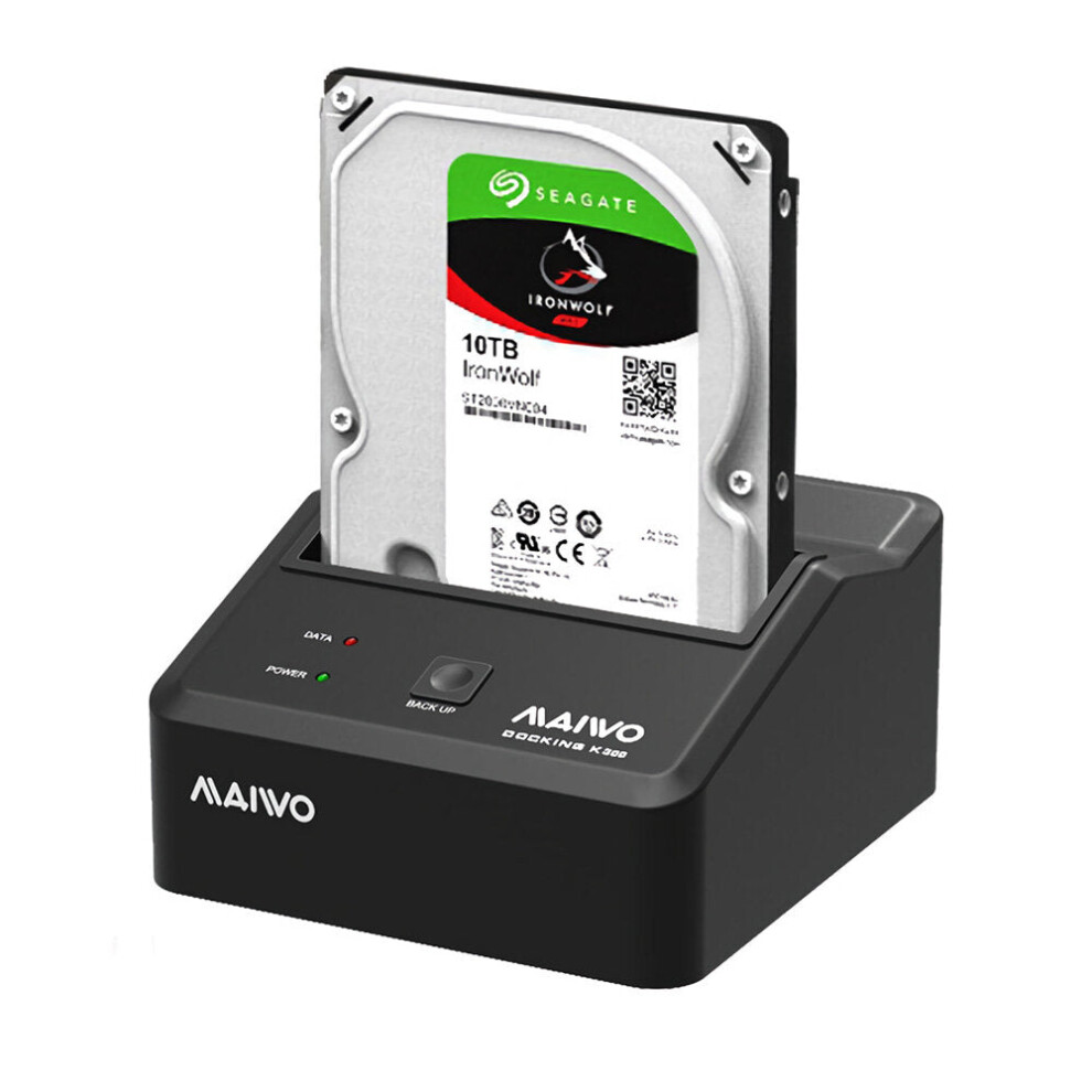 (Eu Plug) Usb3.0 To Sata Docking Station Hard Drive Enclosure Base For 2.5/3.5" Hdd Ssd Hard Drive 6112212999141