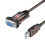 USB to RS232 Serial Cable Engineering Grade Extension RS232 Cable Data Cable Support USB CDC-ACM 1