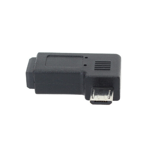 Mini USB Female to Micro USB Male Adapter Black 2
