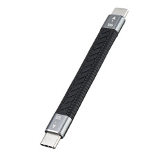 (F90 without EMark 90mm) TypeC to TypeC Data Cable FPC Data Line ThunderBolt 3 40G 20G 10G Connector 90mm 150mm F150 F90