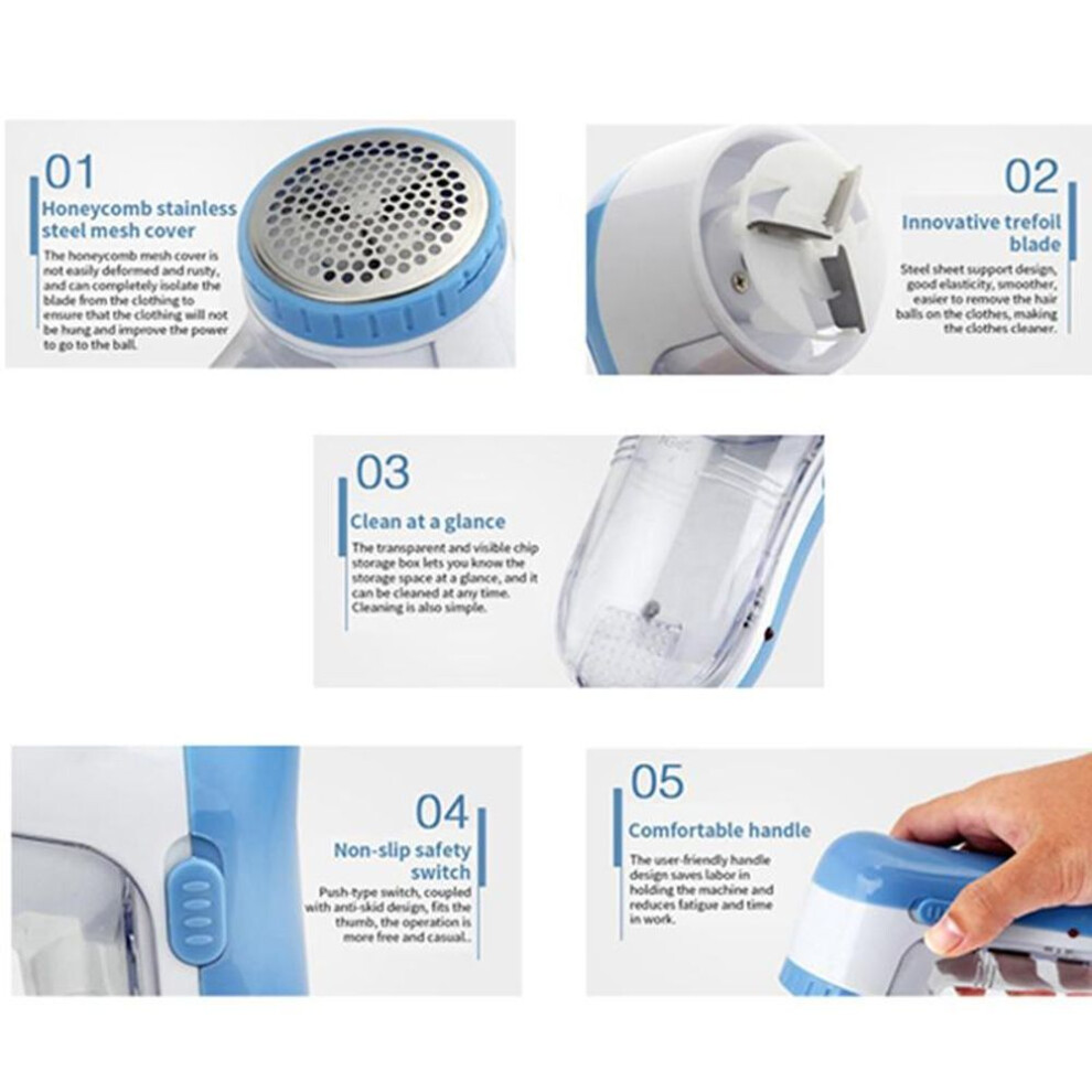 Electric Mini Fabric Lint Removers Epilator Sweater Clothes Fuzz Pills Shaver