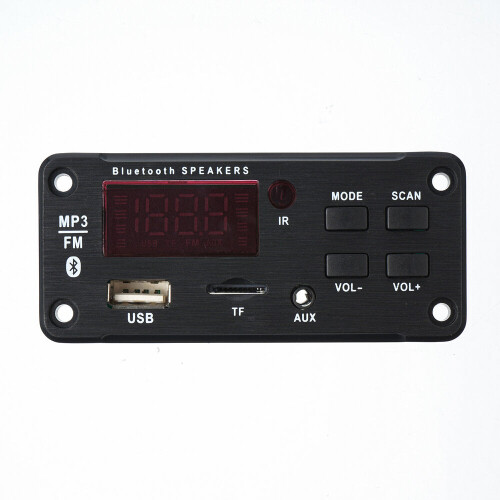 (12V) Bluetooth 5.0 MP3 Audio Decoder Board Module Wireless Car USB MP3 Player TF Card Slot USB FM Remote Controller Decoding Board 2