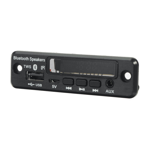 5V Bluetooth 5.0 MP3 Decoder LED Spectrum Display APE Lossless Decoding TWS Support FM USB AUX EQ Car Accessories 2