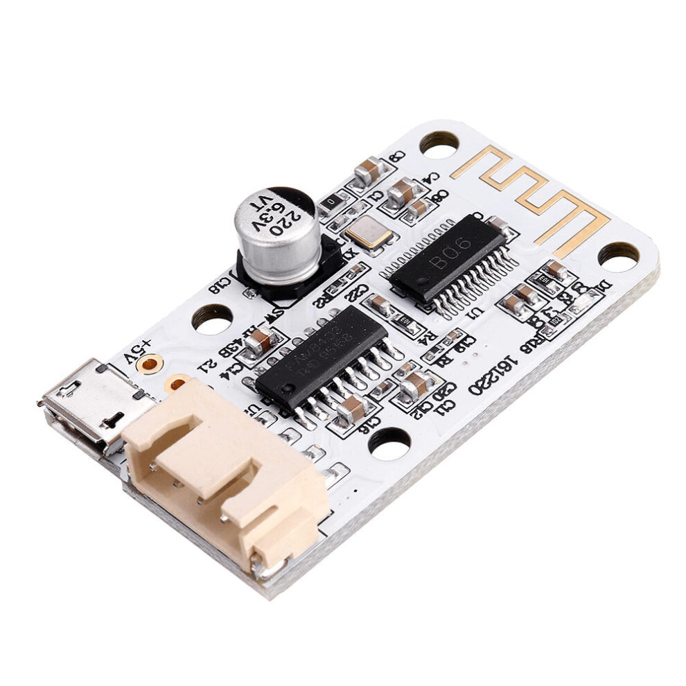 2x3W Micro USB Wireless Bluetooth Speaker Audio Receiver Digital Amplifier Board 5V