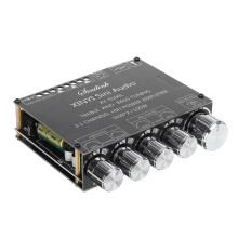 Bluetooth 5.0 Subwoofer Amplifier Board 50WX2+100W 2.1 Channel Power Audio Stereo Amplifier Board Bass AMP