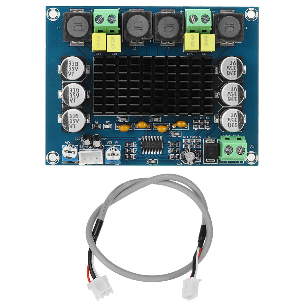 High-power Digital Power Amplifier Board TPA3116D2 Audio Amplifier Module Class D dual-channel 2*120W
