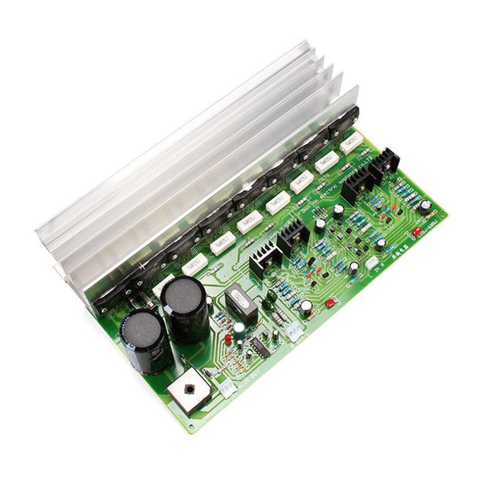 (Sanken Board) 600W+600W Daul AC22V~28V SK600 Stereo Two-channel Hi-Fi Stage-level High-power Amplifier Board 2.0