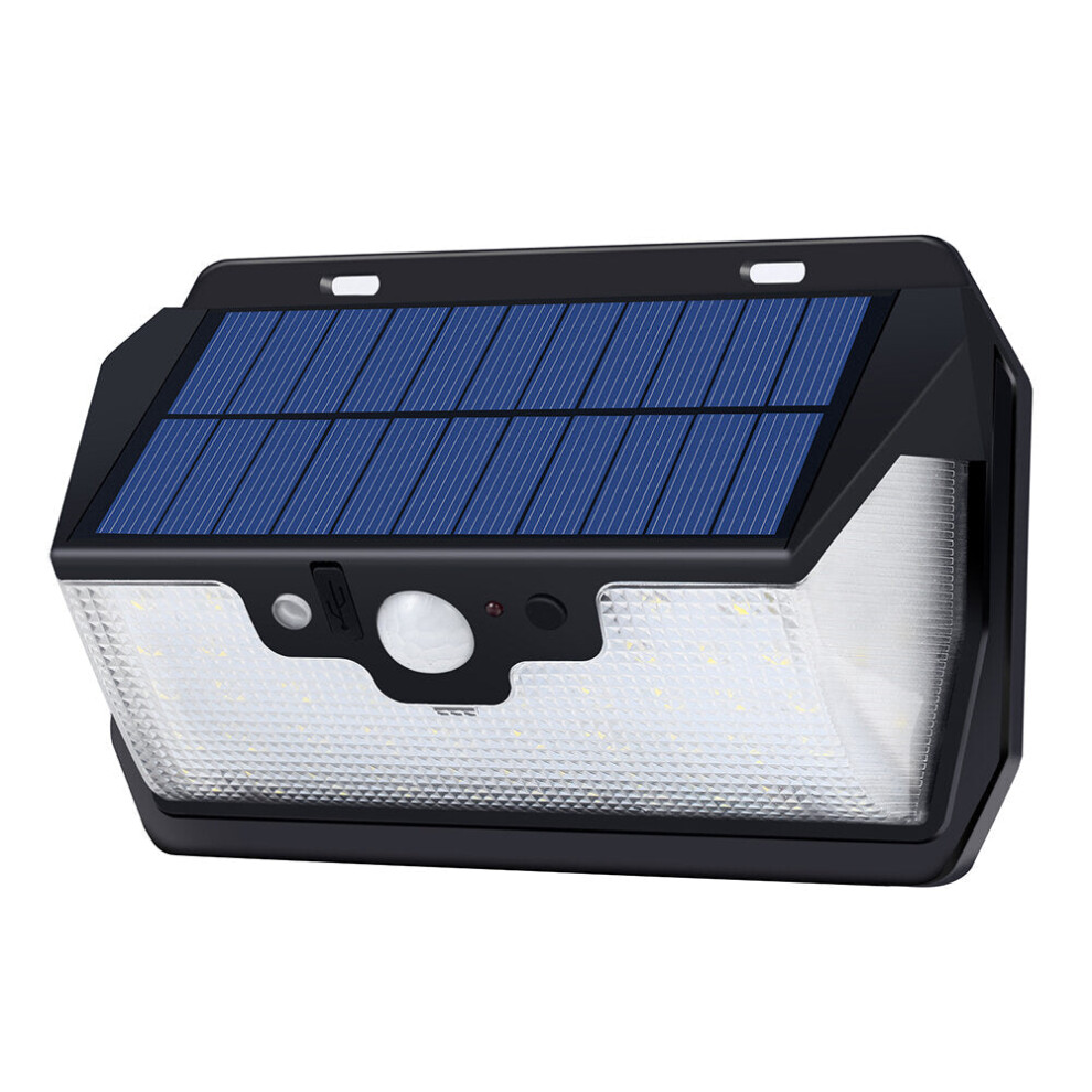 Solar Remote Control Sensor Light Courtyard Wall Light,800LM/53LED-image-OPC-PFZRF6W-NEW