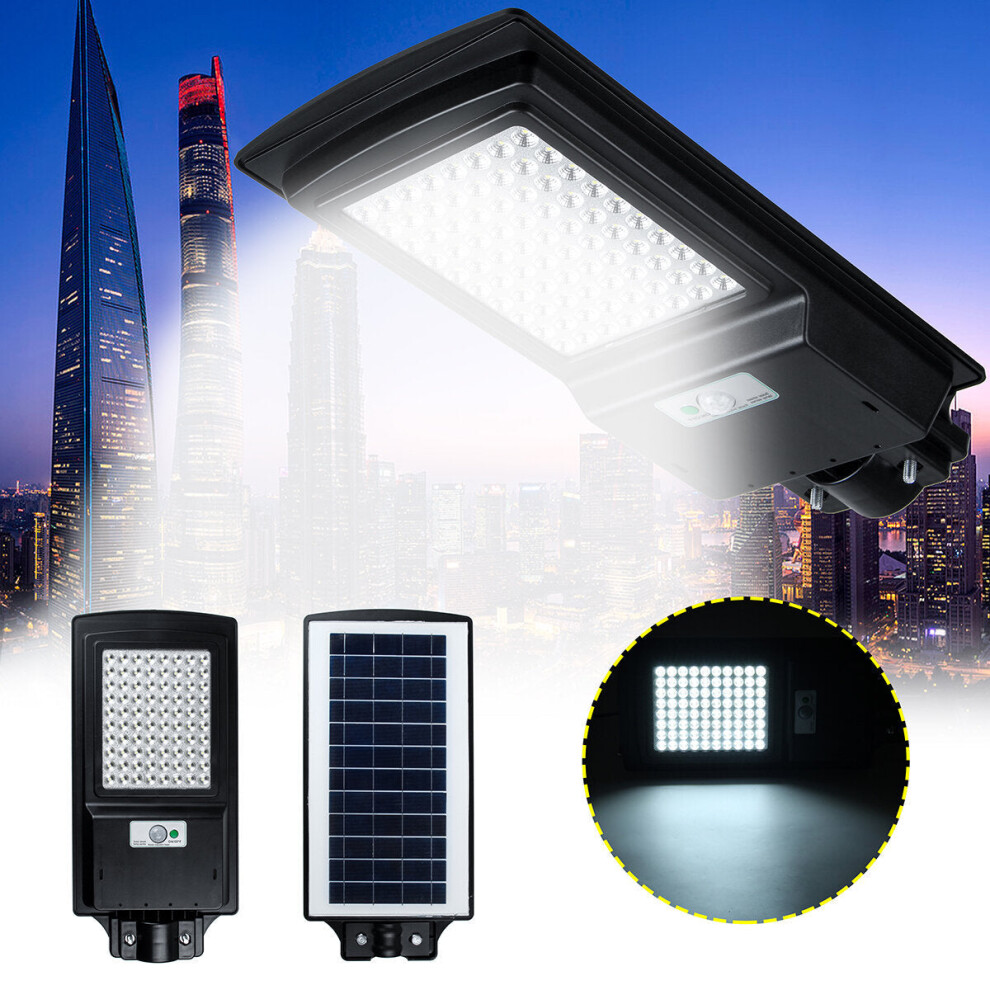 Radar Induction Solar Street Light Integrated Street Light New Rural Outdoor Waterproof Garden Light,80LED